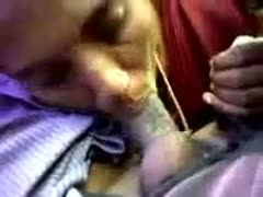 My passionate white wife's sleepy Indian aunt cravenly licks my brown rod.